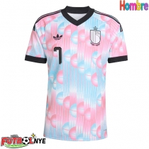 Camiseta Bélgica Kevin De Bruyne #7 Visitante Equipación Mundial 2026 manga corta